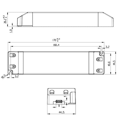 LED Trafo 12V 60W 5A Slim Line Schaltnetzteil (FTPC60V12-PL) Netzteil Möbel MM