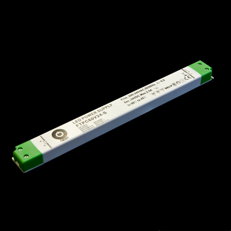 LED Trafo 12V 60W 5A MM PFC DC Schaltnetzteil Slim Line (FTPC60V12-S2) Möbel