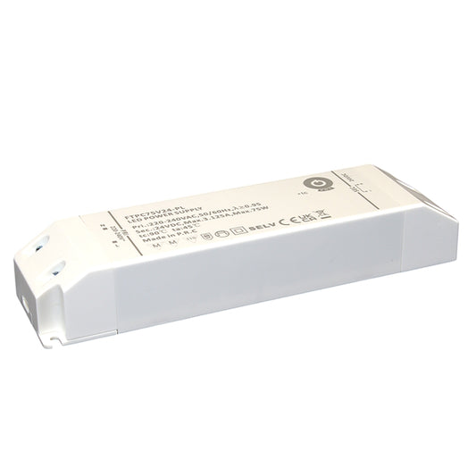 LED Netzteil Trafo PFC 24V/DC 75W 3,13A Slim Line (FTPC75V24-PL) MM Möbel