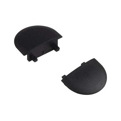 ALU Profil Leiste Einbau Schiene FUGE-15 schwarz für LED Streifen + Abdeckung