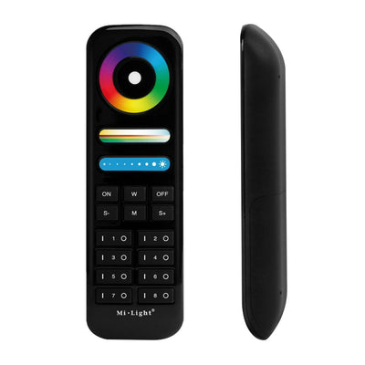 3in1 Fernbedienung RGB+CCT LED 8 Zonen Farbsteuerung LEDs, Miboxer, schwarz