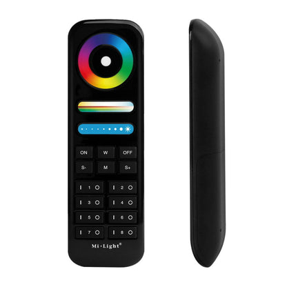 3in1 Fernbedienung RGB+CCT LED 8 Zonen Farbsteuerung LEDs, Miboxer, schwarz