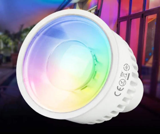 GU10 LED Strahler | Spot RGB+CCT 6W dimmbar 2.4G RF 550Lm 230V Miboxer