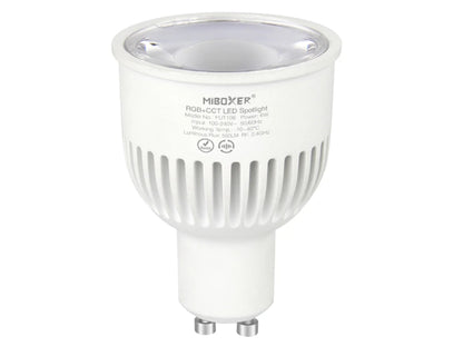 GU10 LED Strahler | Spot RGB+CCT 6W dimmbar 2.4G RF 550Lm 230V Miboxer