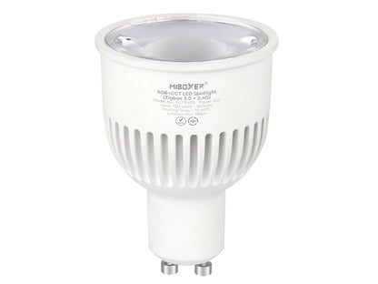 GU10 LED Strahler | Spot RGB+CCT 6W dimmbar Zigbee 3.0 + 2.4G RF 550Lm 230V Miboxer