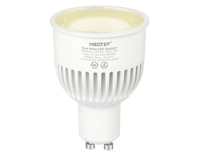 GU10 LED Strahler | Spot Dual-Weiß 6W dimmbar 2.4G RF 580Lm 230V Miboxer