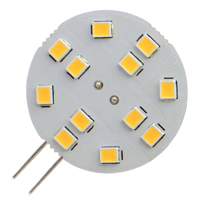 G4 LED Stiftsockel 12x 2835SMD 10-15V 239Lm 2,2W(=20W) (Scheibe) neutral weiß