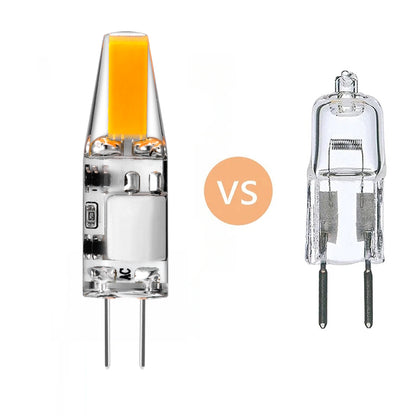 G4 LED Stiftsockel COB Leds 1,5W 120Lm 12V AC/DC 360° warm weiß (2700k)