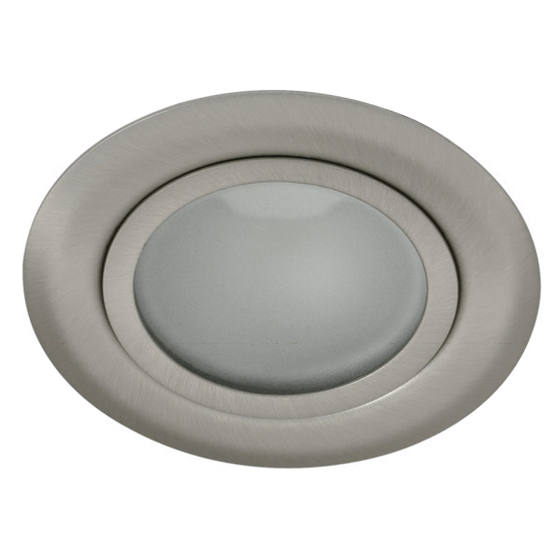 Einbaurahmen G4/GY6,35 rund Kanlux "GAVI" 50mm DA, 21mm ET matt chrome