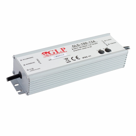 LED Trafo Netzteil mit PFC 12V 100W 8,5A wasserfest GLP (GLG-100-12A) IP67