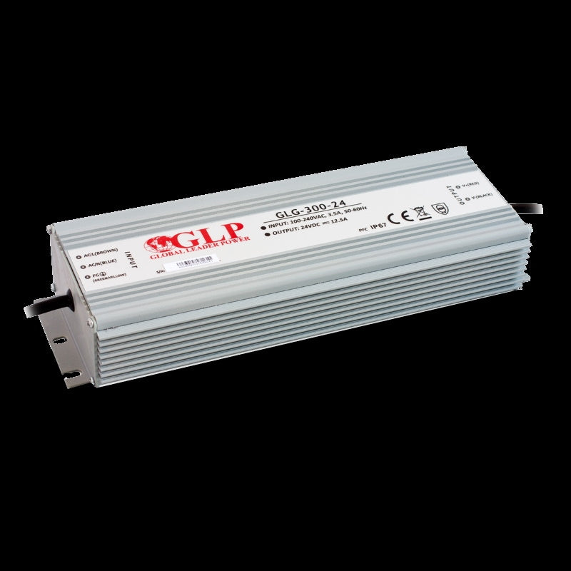 LED Trafo Netzteil mit PFC 24V 300W 12,5A wasserfest GLP (GLG-300-24) IP67