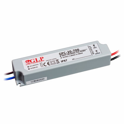LED Netzteil / Trafo 700mA Konstantstrom 9-30V DC 19,6W (GPC-20-700) IP67