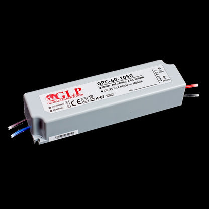 LED Netzteil/Trafo 1050mA Konstantstrom 12-60V DC 63W (GPC-60-1050) IP67
