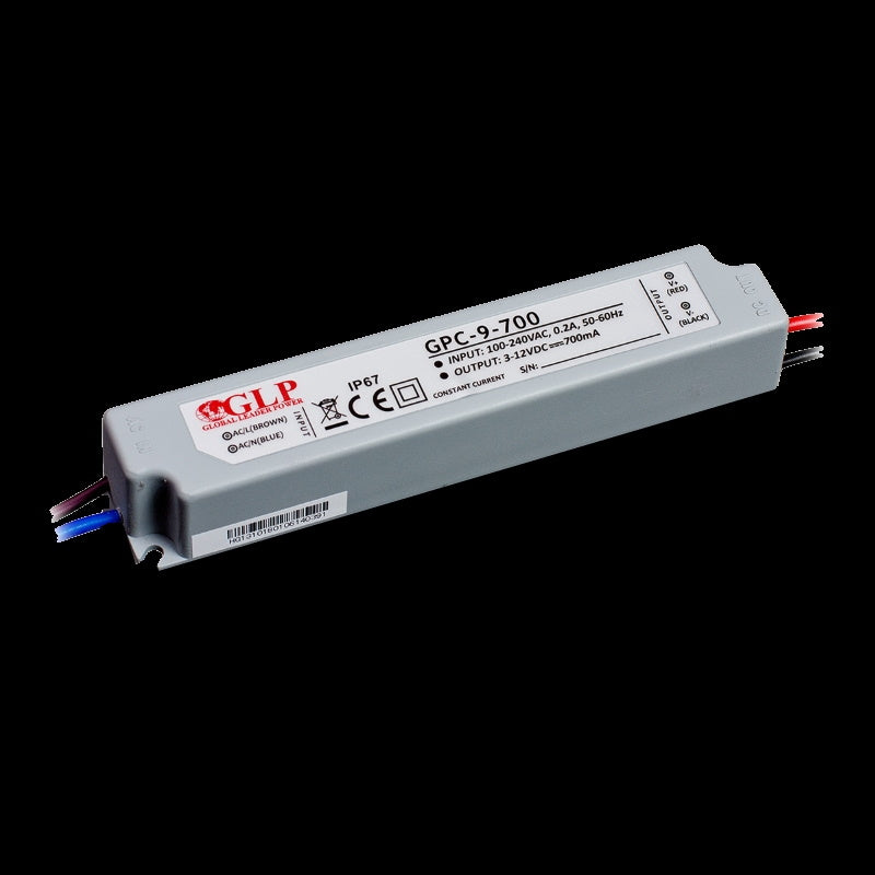 LED Netzteil / Trafo 700mA Konstantstrom 3-12V 8,5W (GPC-9-700) IP67