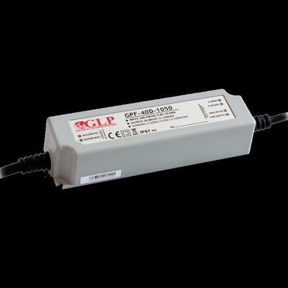 LED Konstantstrom Trafo dimmbar 1050mA mit PFC 24~40V 25-42W (GPF-40D-1050) IP67