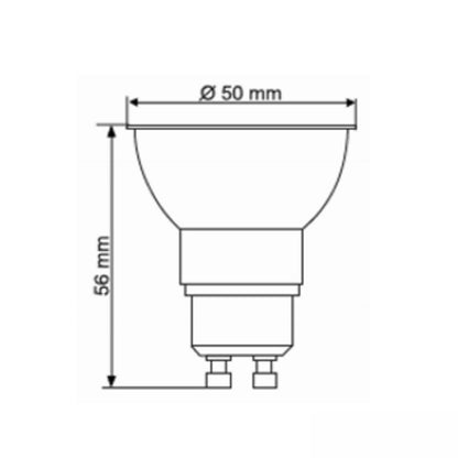 GU10 LED Strahler / Spot dimmbar 6W 480Lm 120° 230V 3 Lichtfarben zur Auswahl