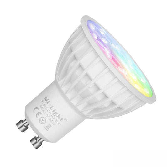 GU10 Led Funk Strahler / Spot RGB+CCT 4W dimmbar steuerbar 230V Miboxer