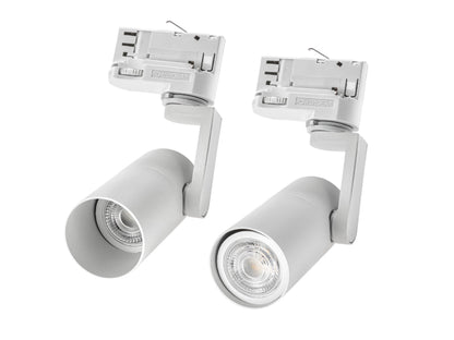 ML 230V Schienensystem GU10 Mini Strahler Weiß