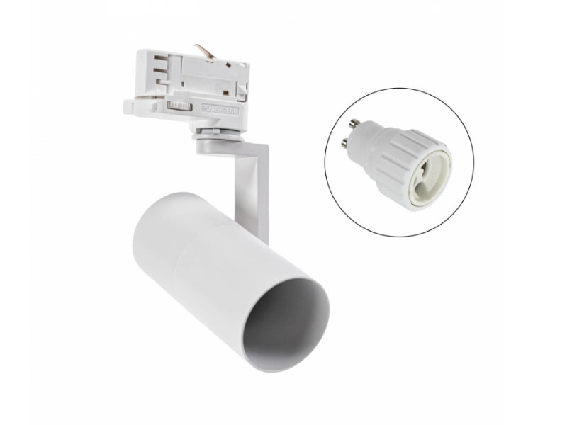 ML 230V Schienensystem GU10 Mini Strahler Weiß