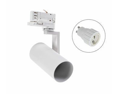 ML 230V Schienensystem GU10 Mini Strahler Weiß