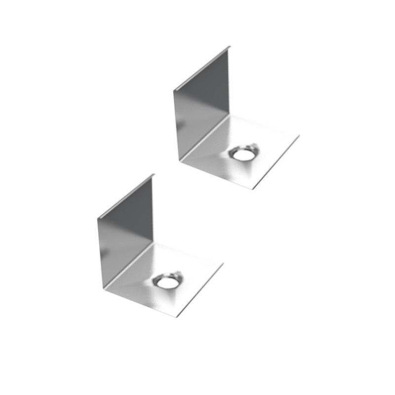 ALU Profil Ecke Leiste | Schiene ECKIG-16 schwarz für LED Streifen + Abdeckung