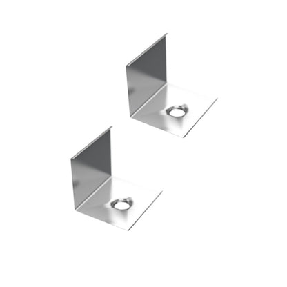 ALU Profil Ecke Leiste | Schiene ECKIG-16 schwarz für LED Streifen + Abdeckung