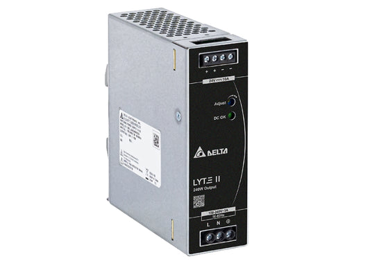 Hutschiene Delta LYTE II DIN-Schienen-Netzteil 24 V / 10 A (240 W) DRL-24V240W