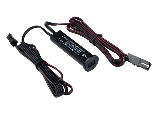 SMART System LED SWITCH IR Bewegungssensor/Lichtsensor Ein/Aus schwarz, Mini-AMP