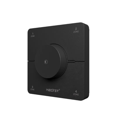 2in1 Wandsteuerung 4-Zonen CCT 2,4 GHz, schwarz Miboxer