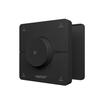 2in1 Wandsteuerung 4-Zonen CCT 2,4 GHz, schwarz Miboxer