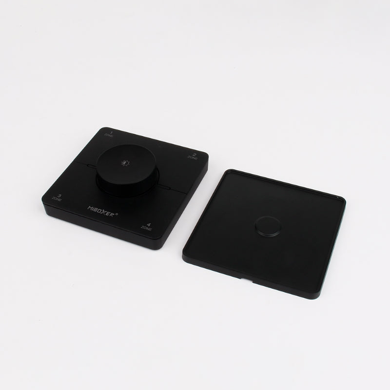 2in1 Wandsteuerung 4-Zonen CCT 2,4 GHz, schwarz Miboxer