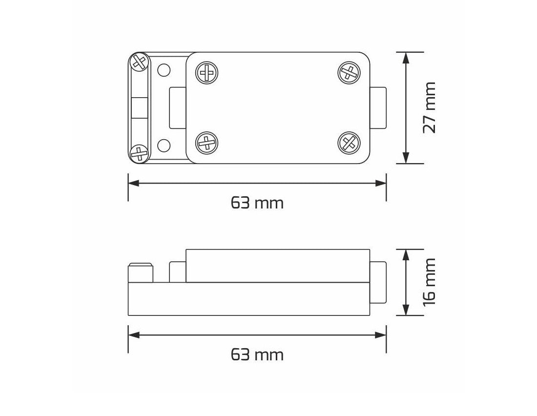 Kabel Verbinder / Muffe im isoliertem Kunststoff Gehäuse schwarz IP54