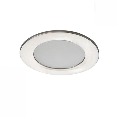 LED Einbauspot / Panel 230V 4,5W 340Lm DA=65mm matt chrome warm weiß (3000K)