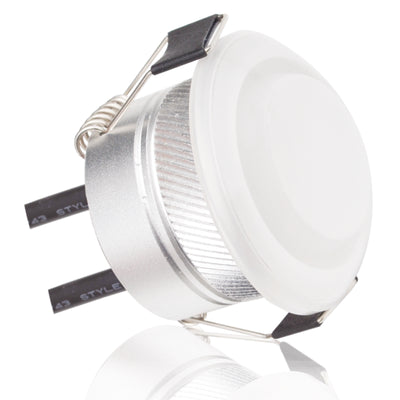 Mini LED Einbau Spot dimmbar 12V 3W 260Lm 34mm=DA Einbaustrahler pur-weiß 4000K