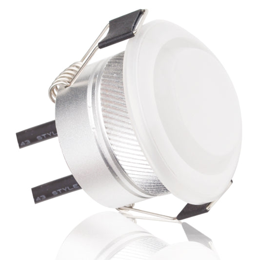Mini LED Einbau Spot dimmbar 12V 3W 260Lm 34mm=DA Einbaustrahler pur-weiß 4000K