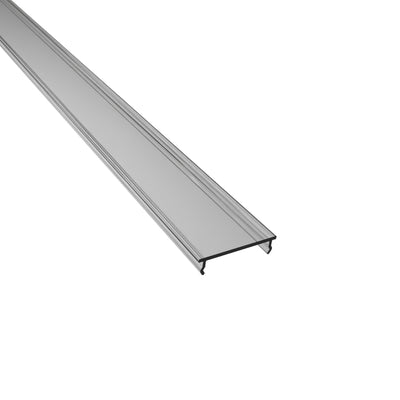 2m Klick Abdeckung Typ C für SCHATTENFUGE-HALO / FENSTER-20 in opal / milchig