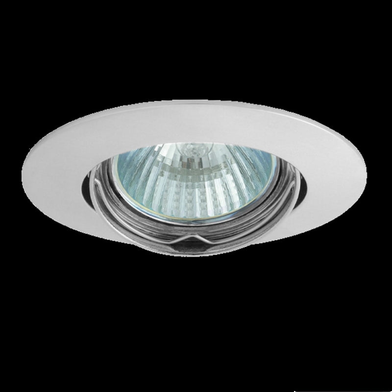 Einbaurahmen MR16/GU10 rund / schwenkbar Kanlux "LUTO" 75 80mm DA chrom
