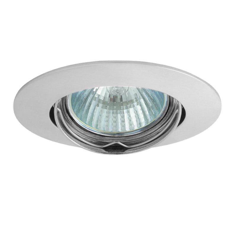 Einbaurahmen MR16/GU10 rund / schwenkbar Kanlux "LUTO" 75 80mm DA chrom