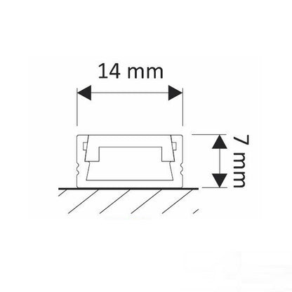 LED Lichtleiste SLAVE 270mm 12V 4W warm weiß (3000K) Erweiterung zur MASTER