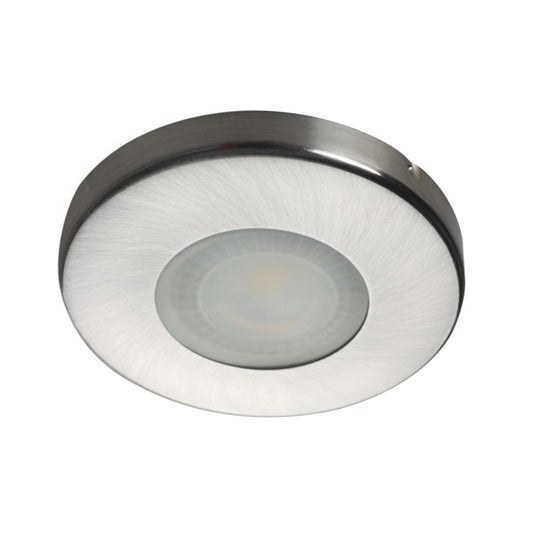 Einbaurahmen MR16/GU10 rund Feuchtraum Kanlux "MARIN" 62mm DA satin nickel