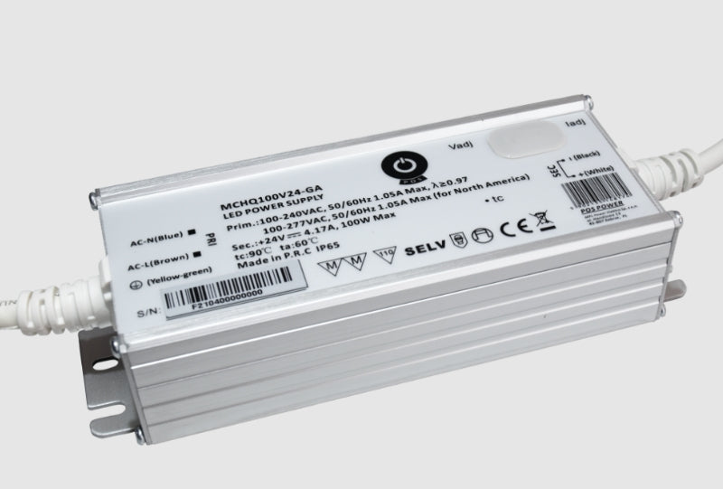 LED Trafo Netzteil aktive PFC Funktion 24V 100W 4,17A MM (MCHQ100V24-GA) IP65
