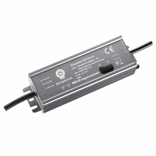 LED Trafo Netzteil justierbar mit PFC 12V 60W 5A wasserfest (MCHQ60V12A-SC) IP65