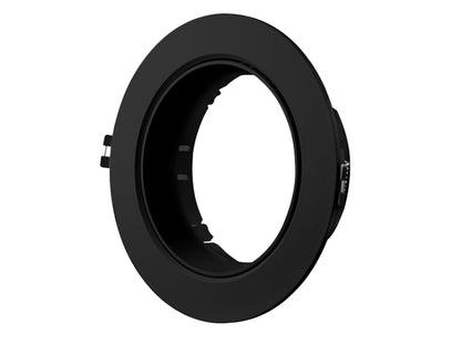 Einbaurahmen MAXI Schwarz schwenkbar für AR111 GU10