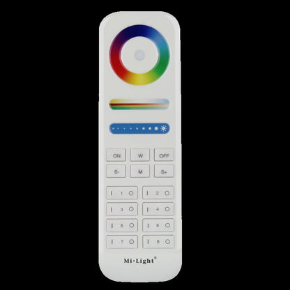 3in1 Fernbedienung RGB+CCT LED 8 Zonen für Farbsteuerung RGB+CCT LEDs Miboxer