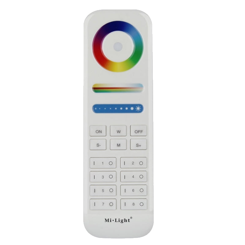 3in1 Fernbedienung RGB+CCT LED 8 Zonen für Farbsteuerung RGB+CCT LEDs Miboxer