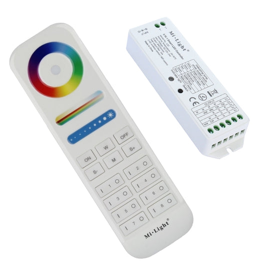RGBWCCT LED Controller LS2+8 Zonen Fernbedienung Funk Komplettset 12-24V Miboxer