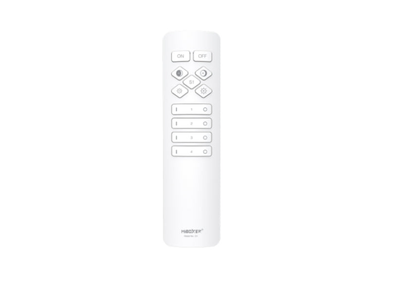 2in1 CCT Fernbedienung Dual und Single Color 4 Zonen 2.4GHz weiß Miboxer