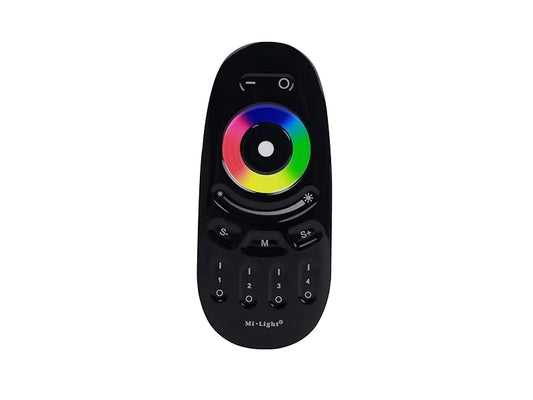 3in1 Fernbedienung Funk RGB / RGBW LED 4 Zonen zur Steuerung schwarz Miboxer