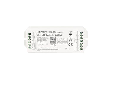 2in1 LED-Controller 2,4G für Single & Dual Color 12–48V DC 20A Miboxer