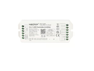 3in1 LED-Controller 2,4G für RGB/RGBW/RGB+CCT 12–48V DC 20A Miboxer